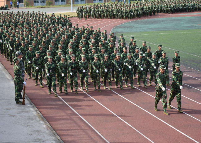 军训会操表演